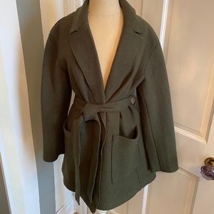 J. Crew wool wrap coat